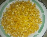 A picture of step 3 of Chicken ball with mayo and corn👌👌😋.