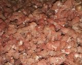 A picture of step 3 of Pasta with minced meat.