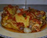 Pas rețetă Pui de țară cu sos de pătlăgele galbene:) 2 fotografie