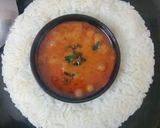 A picture of step 9 of Dahi wali matar curry.