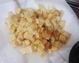 Foto del paso 6 de la receta: Garbanzada de pavo y setas con papas fritas