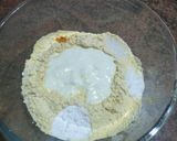 A picture of step 1 of Khamman dhokla.