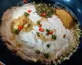 A picture of step 3 of Chicken Barra.