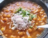 A picture of step 3 of Haryali chana chaat.