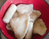 Foto langkah ke 6 dari resep Mpek - mpek tanpa ikan anti gagal.