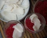 Gambar langkah 4 resipi Buko Sagu Kelapa Muda.
