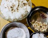 A picture of step 4 of Shahi Gulab Coconut Shrikhand.