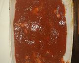 A picture of step 5 of Layered Lentils.