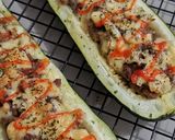 Foto langkah ke 4 dari resep Stuffed Zucchini / Stuffed Zucchini Boats.