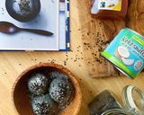 Foto langkah ke 4 dari resep Es krim vegan kelapa - biji wijen hitam (tanpa mesin es krim).