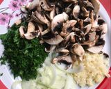 Foto langkah ke 1 dari resep Salmon Steak with Creamy Garlic Lemon Butter Sauce.
