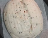 Foto langkah ke 17 dari resep Wijen Jinten Hitam Chili Flakes Cheese Sourdough Bread (Open Bake Method).