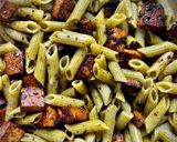 Foto del paso 3 de la receta: Macarrones kombu con tofu picante caramelizado