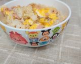 A picture of step 7 of Ham Egg Fried Rice.