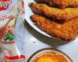 Hình bước làm 4 của món Bánh mì sandwich nhân phô mai chiên xù