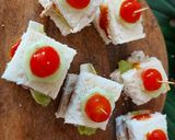 A picture of step 4 of One bite sandwiches.