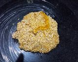 A picture of step 5 of Till chikki.