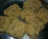 A picture of step 8 of Nariyal ki kesar barfi.