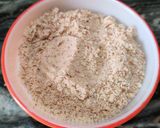 A picture of step 2 of Badam Ladoo.