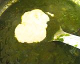 A picture of step 5 of Hariyali Dum Aloo.