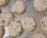 A picture of step 4 of Poha peas tikki.