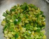 Cucumber- Capsicum Sabji recipe step 3 photo