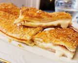 Foto del paso 6 de la receta: Hojaldre relleno de Queso Maasdam, Jamón York y Bechamel