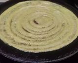 A picture of step 4 of Pearl millet crispy dosa.