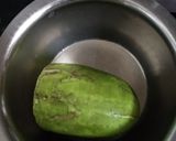 A picture of step 1 of Dhrungari Lauki Raita.