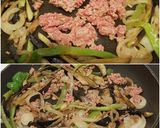 Foto del paso 2 de la receta Fideos de arroz salteados con ternera y verduras a la corcuma