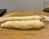 A picture of step 7 of Vegan cinnamon rolls.