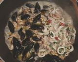 Foto del paso 3 de la receta: Calamarata con  frutos del mar