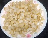 A picture of step 1 of Amla Achaar/pickle.