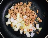 Hình bước làm 1 của món Mì Ý Sốt Kem