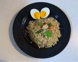 รูปขั้นตอนการทำที่ 5 ของ ข้าวผัดเขียวหวานไก่