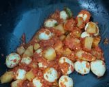 Foto langkah ke 4 dari resep Balado Kentang Telur Puyuh.