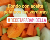 Foto del paso 1 de la receta: Puré de verduras con trocitos de jamón