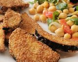 Foto del paso 6 de la receta: Ensalada de Garbanzos con Berenjena empanada