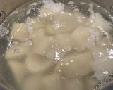 A picture of step 1 of Vermont Cheddar Mashed Potatoes.