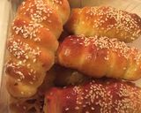 Hình bước làm 5 của món Bánh mì xúc xích