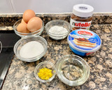 Foto del paso 1 de la receta: Brazo de gitano relleno con queso mascarpone y Nutella