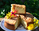 Foto del paso 5 de la receta: Torta de naranja con bagazo de coco y dulce de leche❤