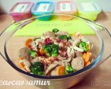 Foto langkah ke 4 dari resep Capcay Bakso Jamur.
