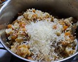 Foto del paso 3 de la receta: Bocadillos de zucchinis y coliflor con boniato al horno