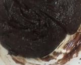 A picture of step 4 of Subway style white chocolate chip cookie.