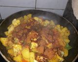 A picture of step 3 of Methi chaman.