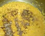 A picture of step 3 of Quick Moong Daal with chapati...