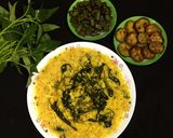A picture of step 5 of Water Spinach Khichdi.