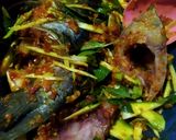 Foto langkah ke 4 dari resep Pepes Ikan Mangga Muda (versi loyang).