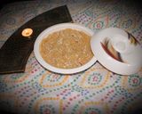A picture of step 11 of Rajasthani churma.